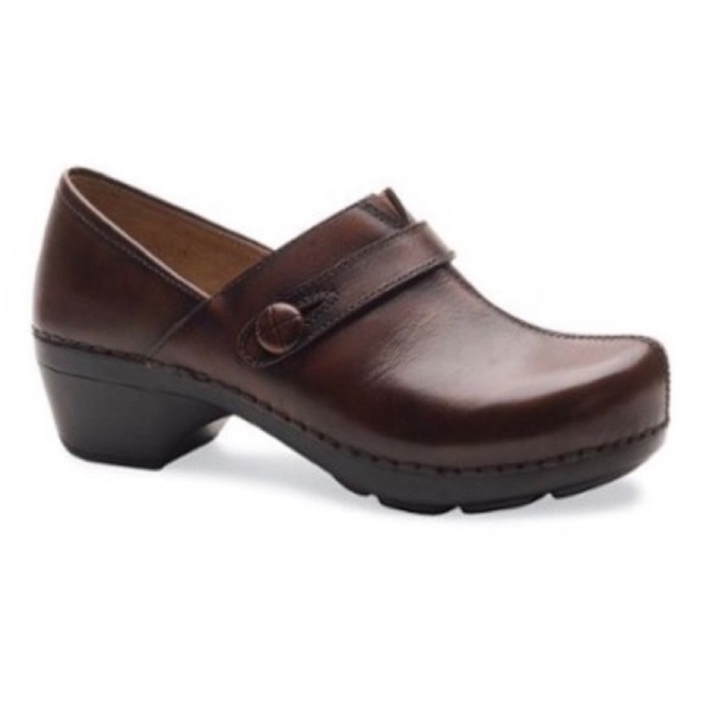 DANSKO LEATHER BOHO MEDICAL CLOG NURSE SHOE 41 10 - Picture 6 of 16
